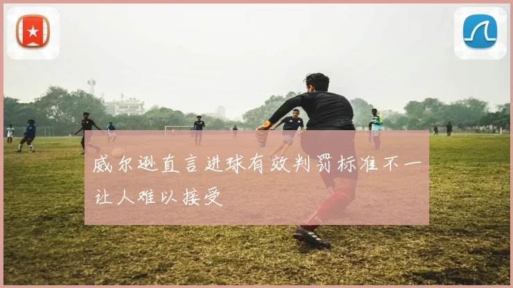 威尔逊直言进球有效判罚标准不一让人难以接受